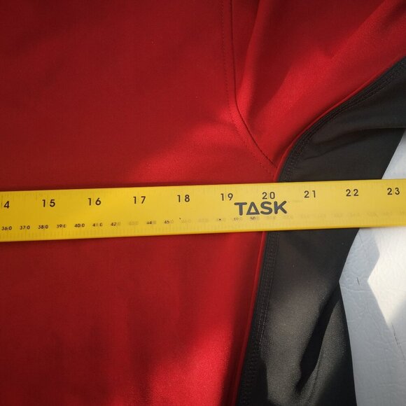 Nike Dri-Fit Men's Size Medium Full Zip Lightweight Red & Grey Jacket - Picture 9 of 11